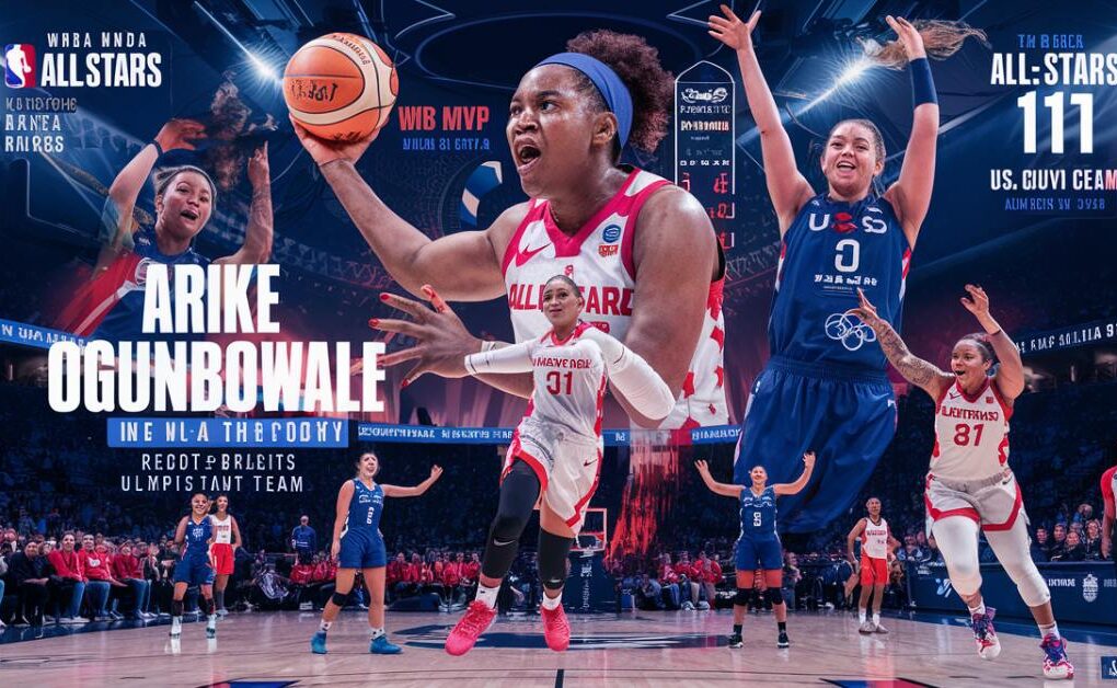 Historic Win Arike Ogunbowale Leads WNBA All-Stars Past U.S. Olympic Team